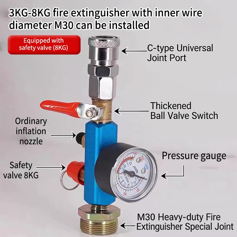 Air Pump Pressure Adapter Conv - Fire Extinguisher Small recension och pris
