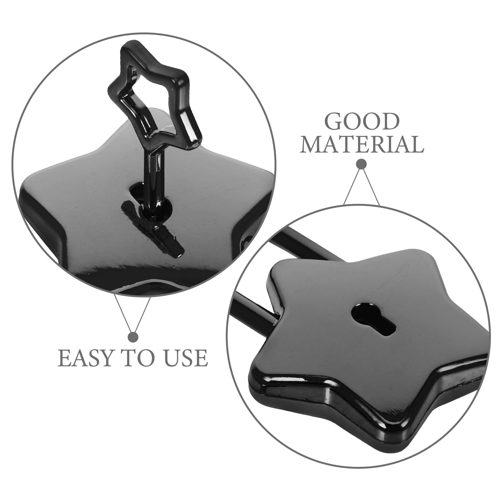 Small Star Shaped Mini Noteboo - Lockbox Key Secure recension och pris