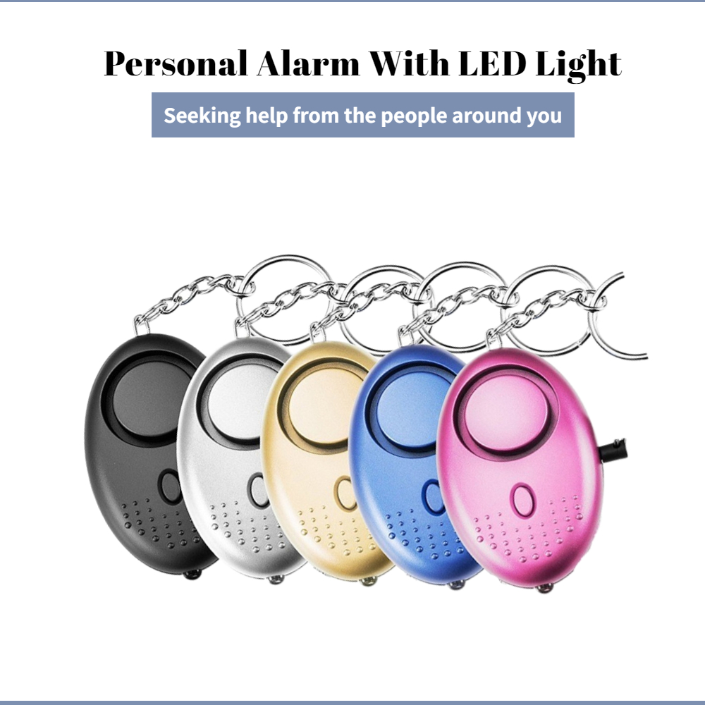 130dB Self Defense Alarm Anti- - Personal Alarm Keychain recension och pris