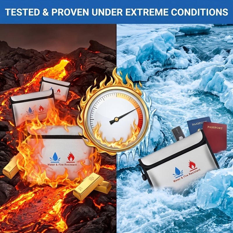 Fireproof & Waterproof Documen - Fire Safe Document recension och pris