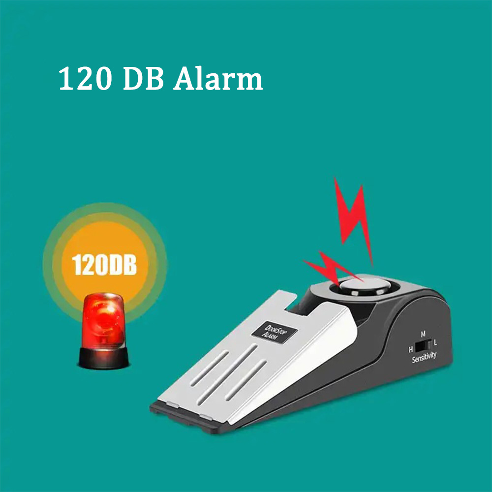 125 DB Anti-theft Burglar Stop - Door Stop Alarm recension och pris