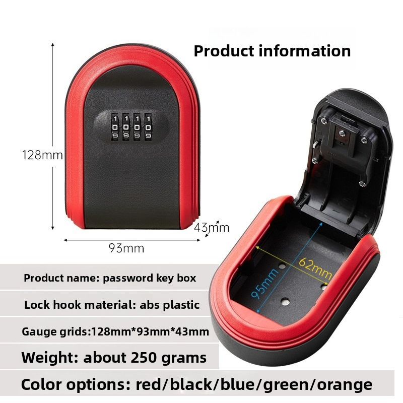 Plastic Key Box with Password  - Lockbox Key Secure recension och pris
