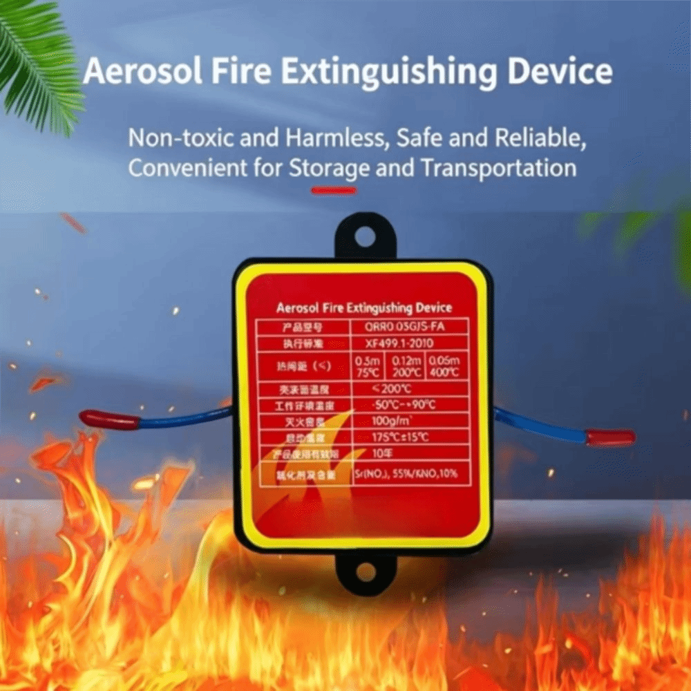 Dual-Line Design Flame Retarda - Fire Extinguisher Small recension och pris