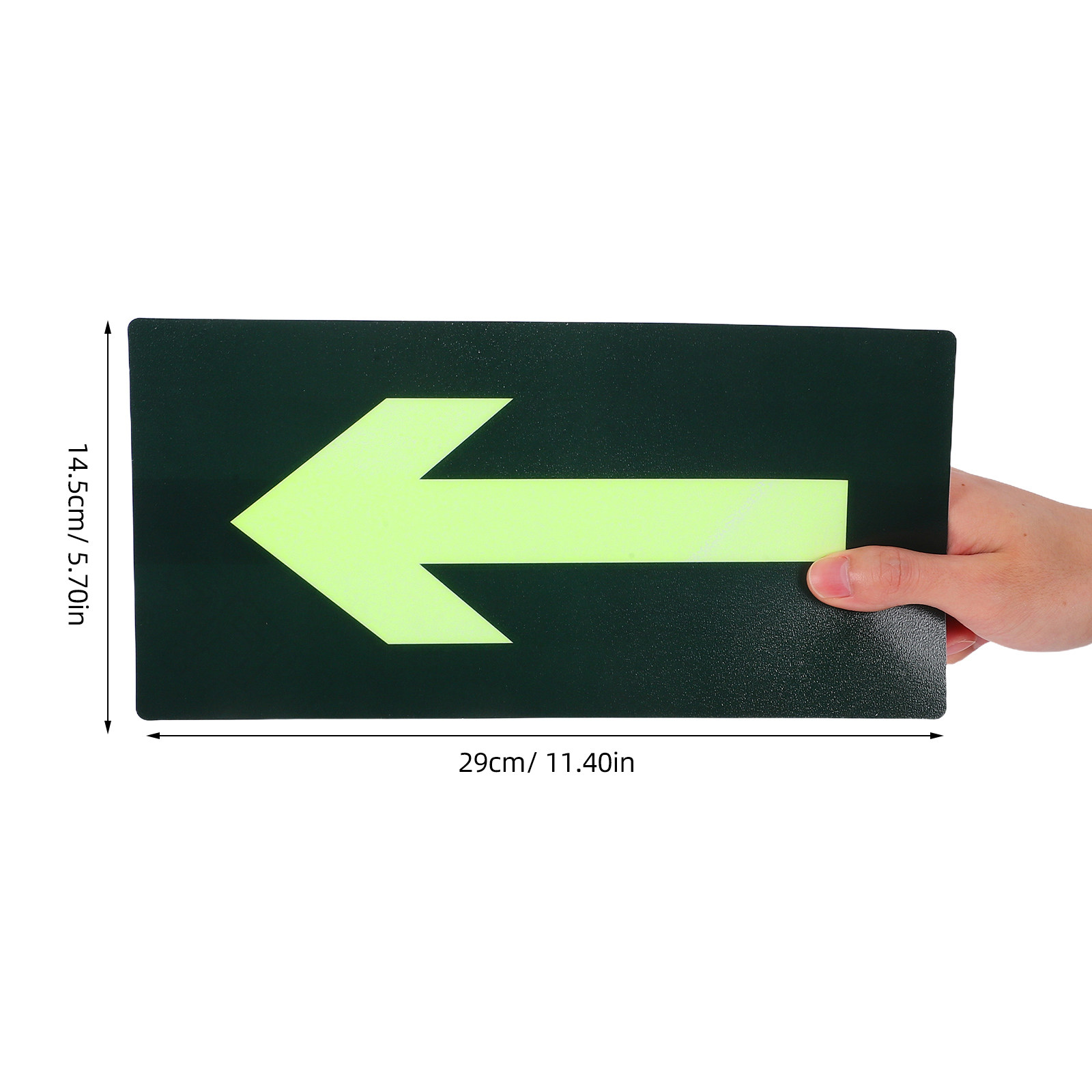 8Pcs Glow in The Dark Waterpro - Emergency Exit Sign recension och pris
