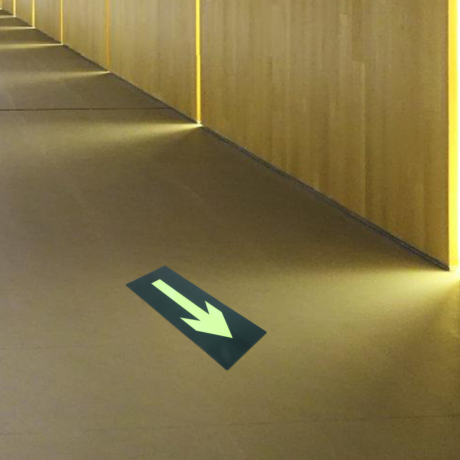 8Pcs Glow in The Dark Waterpro - Emergency Exit Sign recension och pris