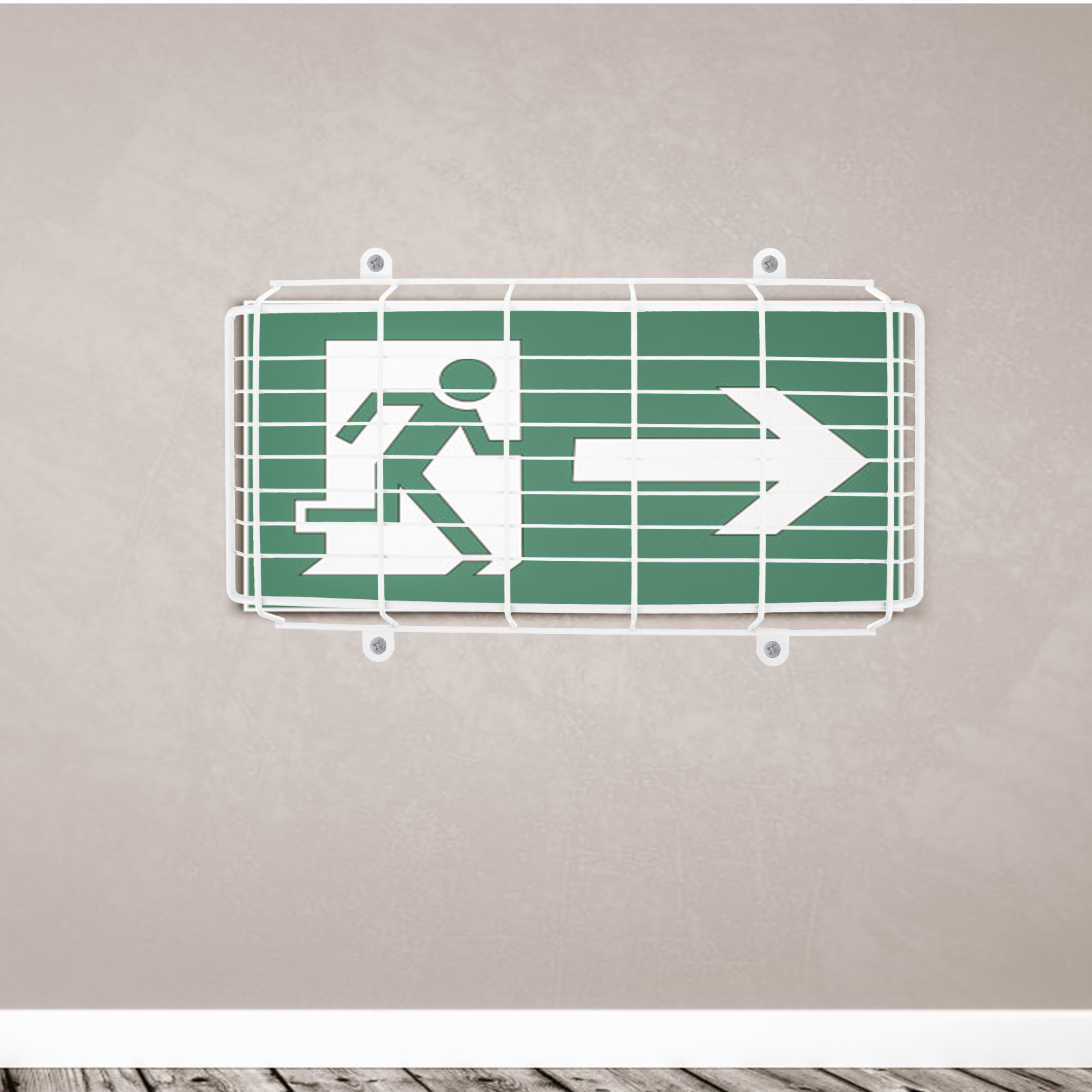 Metal Emergency Light Protecti - Emergency Exit Sign recension och pris